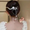 Tassel Twist Hair Clip Back Head Simple One-word Clip A