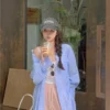Ginham Long Sleeve Shirt Yellow/ Blue