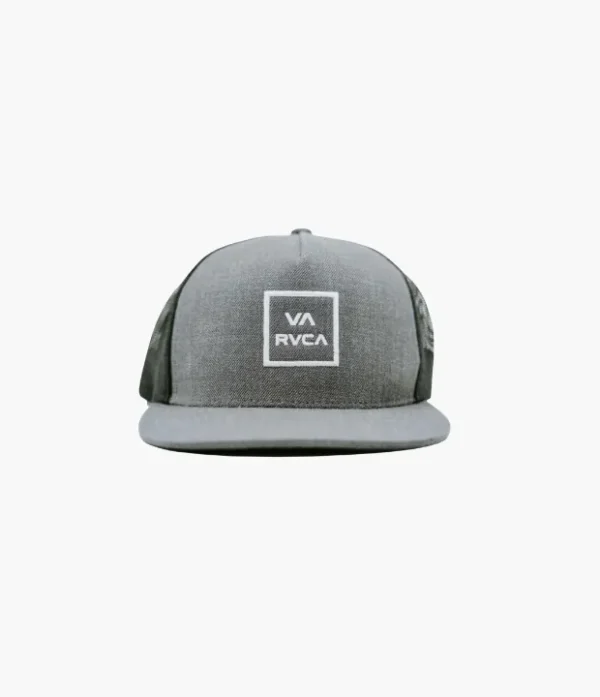 Classic Mesh Snapback Cap – Grey